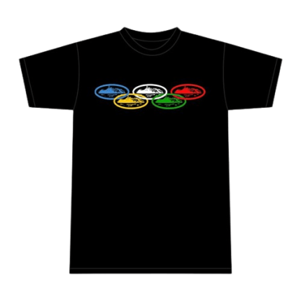Corteiz Marque noir Olympique shirt